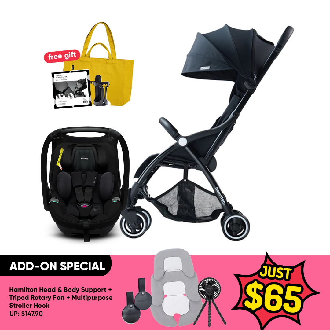 Hamilton X1 Lite Magicfold Travel System + FREE GIFT